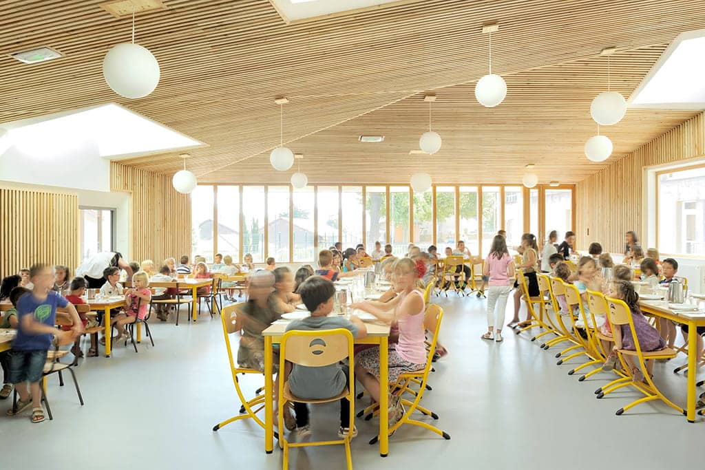 Acoustique des salles - Cantine scolaire