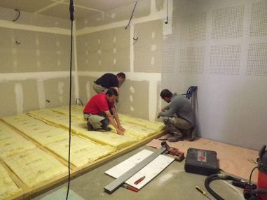 Travaux isolation acoustique